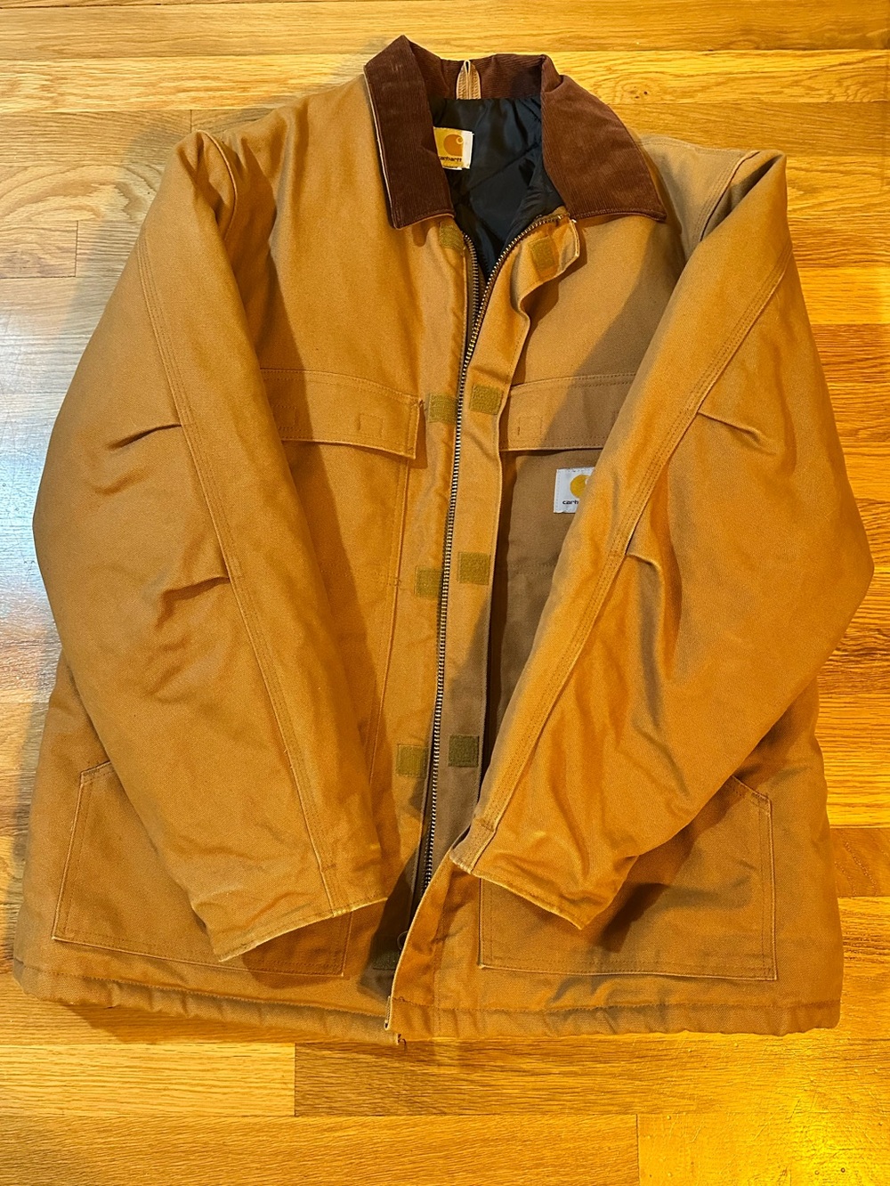Carhartt Men's Tan Work Jacket - Picture 2 of 14